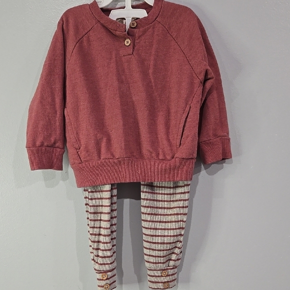 Jessica Simpson Other - Jessica Simpson Kids Matching Set - Burgundy and Grey
